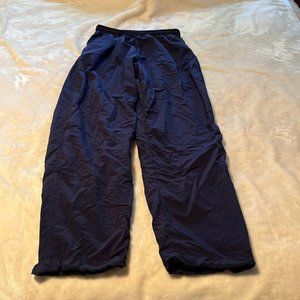 Puma lined activewear pants, track pants, running pants blue size medium
